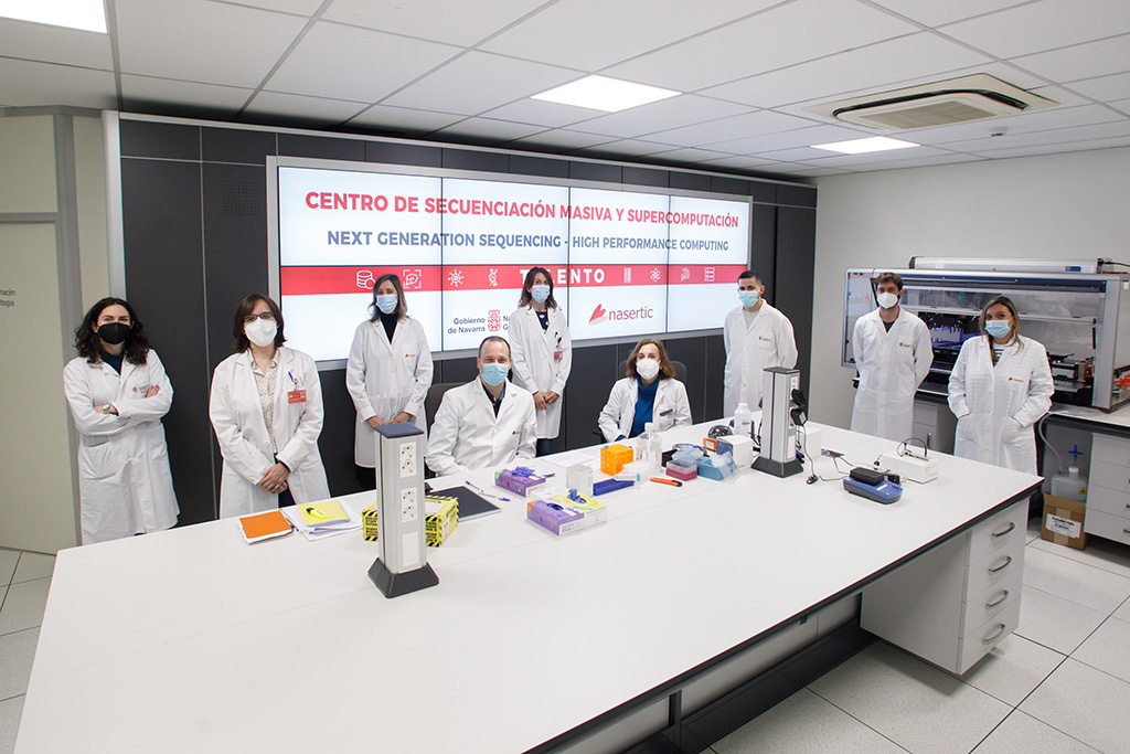 El equipo de NASERTIC y del Servicio de Microbiología Clínica del Complejo Hospitalario de Navarra
