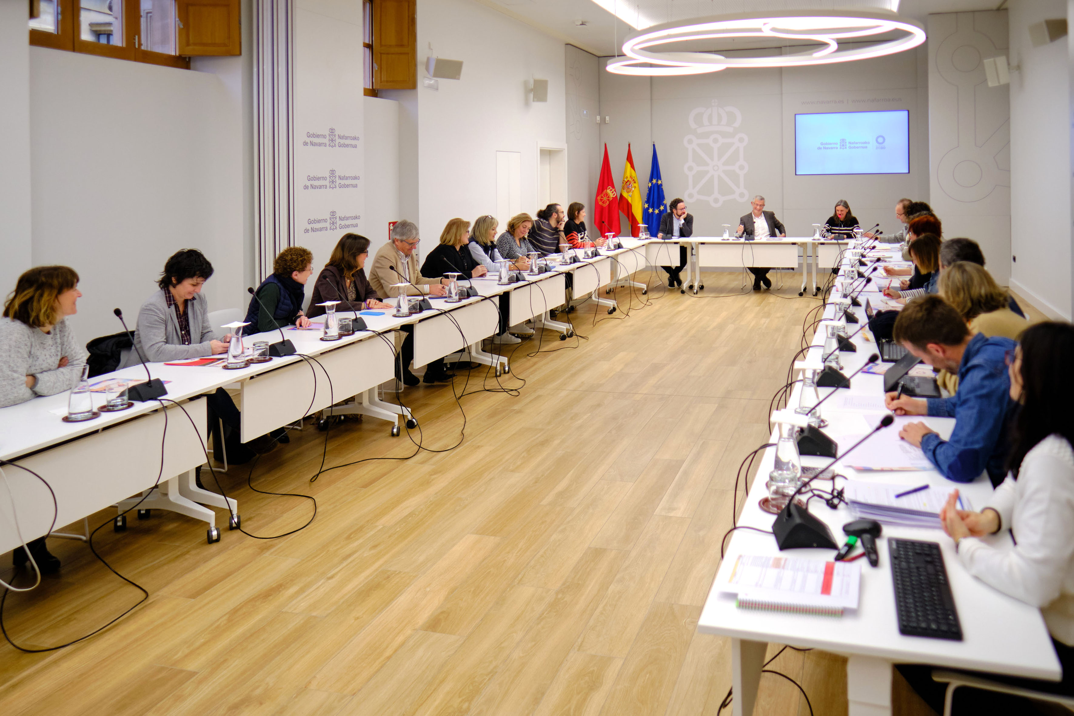 Reunión del Consejo Navarro de Voluntariado celebrada esta tarde