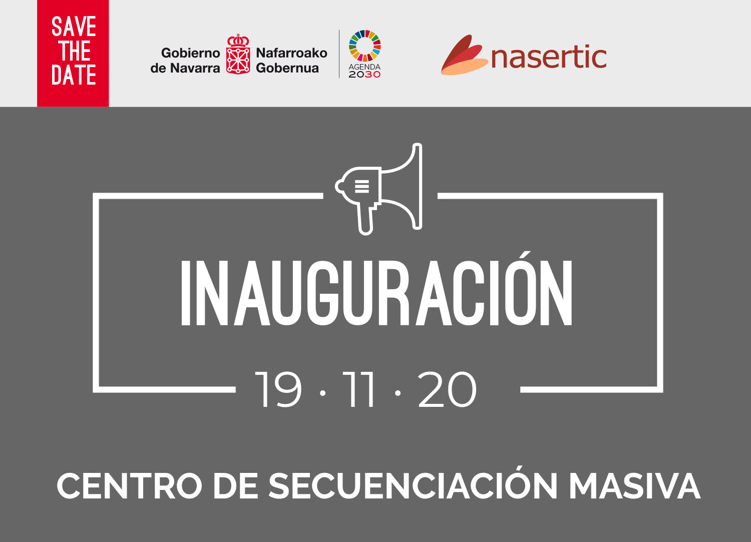 El próximo 19 de noviembre se inaugurará el primer Centro de Secuenciación Masiva en Navarra