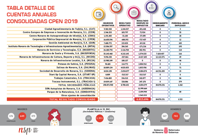 cuentas anuales sociedades públicas de navarra