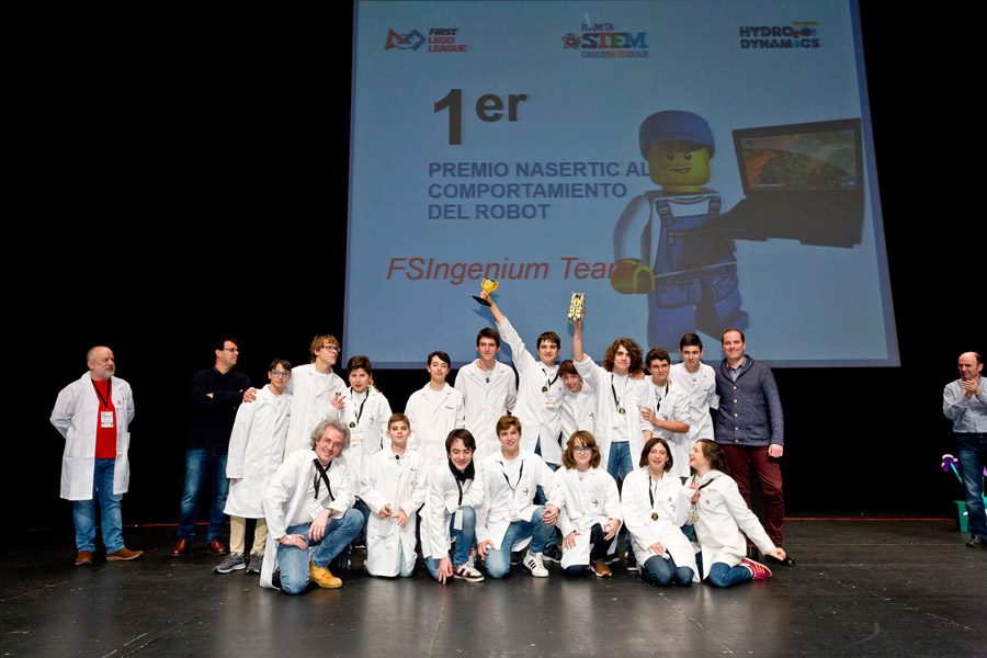 28 equipos celebran el 10º aniversario de FIRST LEGO League Navarra con mucha ciencia