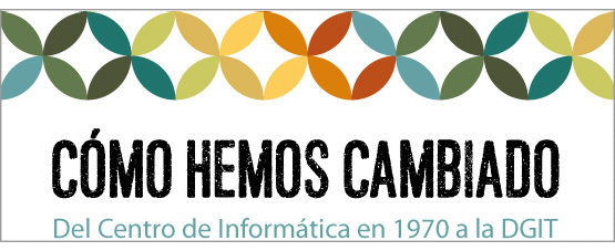 NASERTIC se ha encargado del diseño del libro editado por iniciativa de la  DGIT  “Cómo hemos cambiado. Del Centro de Informática en 1970 a la DGIT”.