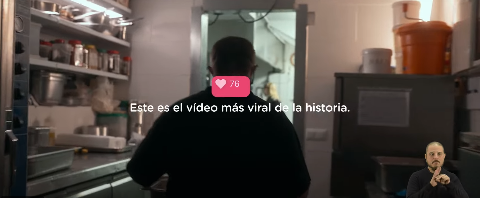 Fragmento del vídeo de la campaña