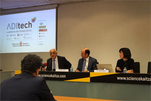 El vicepresidente Ayerdi presenta Sciencekaitza, primer concurso científico organizado por ADItech