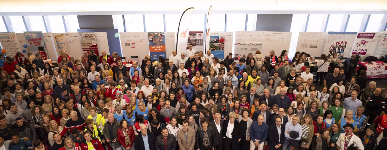 Primera fiesta del voluntariado navarro, celebrada el pasado mes de octubre en Baluarte