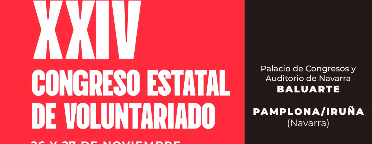 Cartel del XIV Congreso Estatal de Voluntariado