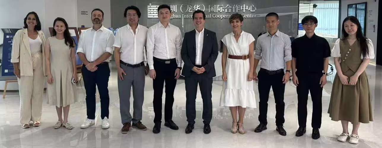 El consejero Irujo junto con la delegación navarra en una de las misiones comerciales anteriores en China.
